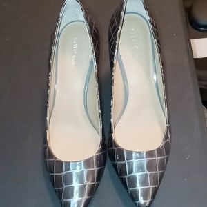 Calvin Klein Snake Skin Low Heels